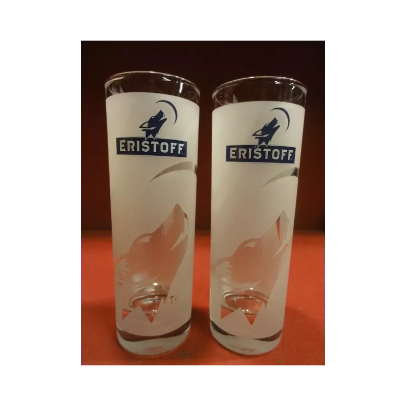 2 VERRES ERISTOFF GIVRES 22CL