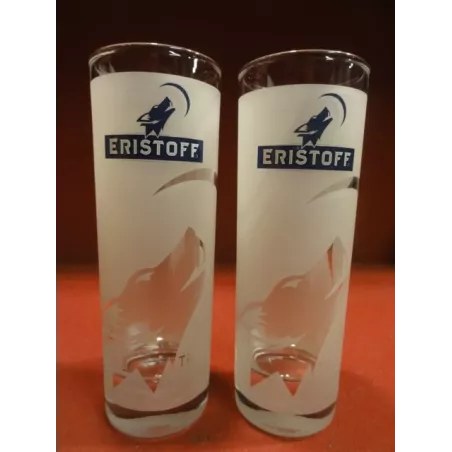 2 VERRES ERISTOFF GIVRES 22CL