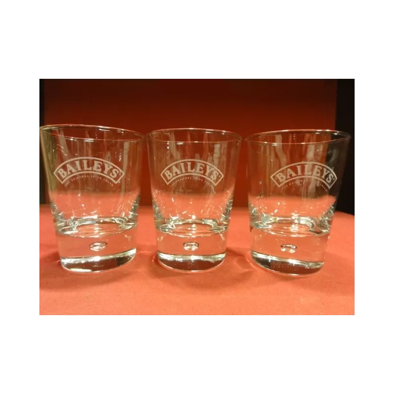 3 VERRES BAILLEY'S HT. 11CM