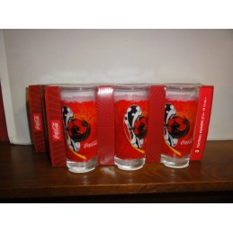 6 VERRES COCA-COLA FOOT