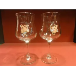 DEUX VERRES VAPEUR COCHONNE  25 CL  LE COUPLE