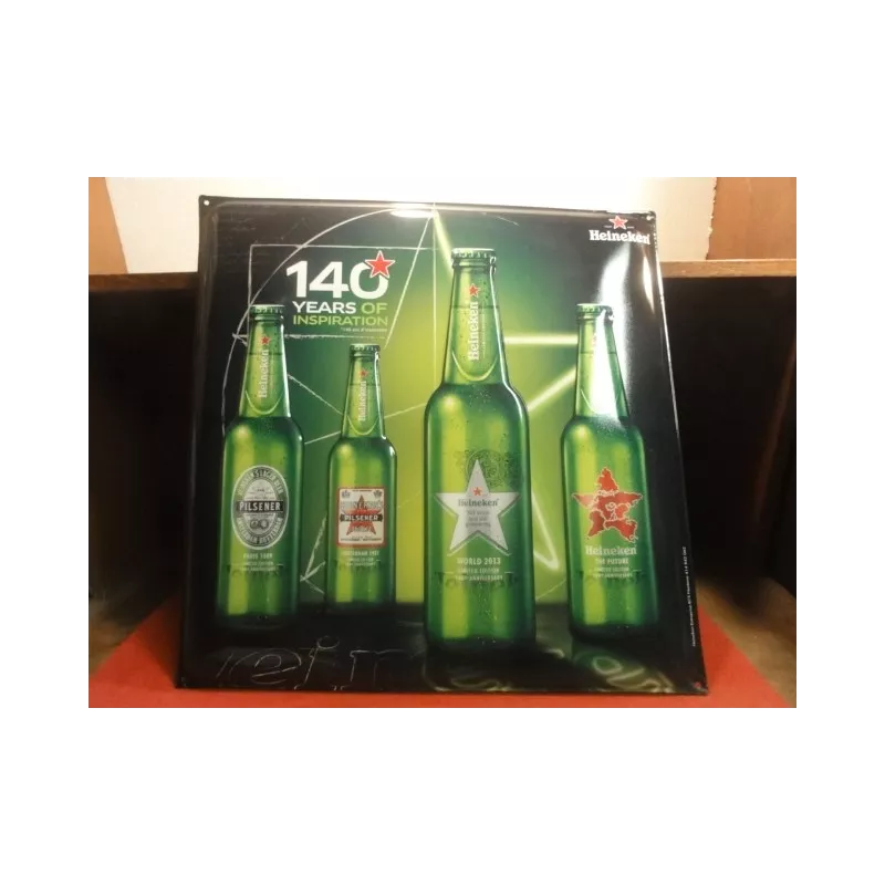 1 TOLE HEINEKEN EMBOUTIE COLLECTOR 140 ANS