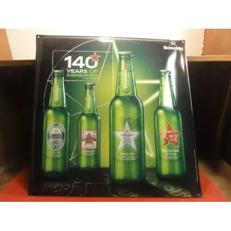 1 TOLE HEINEKEN EMBOUTIE COLLECTOR 140 ANS