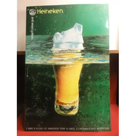 1 TOLE HEINEKEN 60 X40