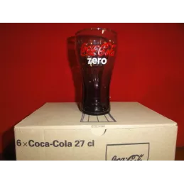 6 VERRES COCA-COLA ZERO