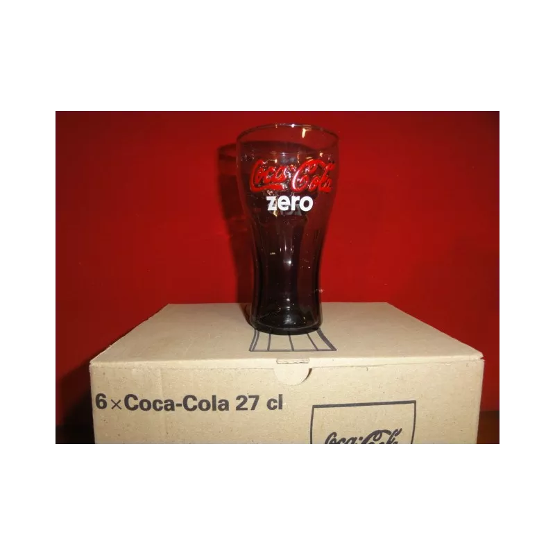 6 VERRES COCA-COLA ZERO