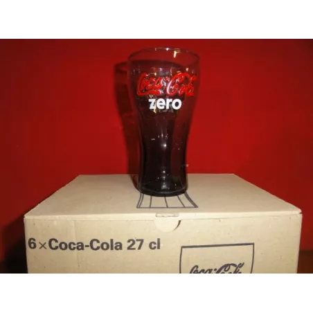 6 VERRES COCA-COLA ZERO