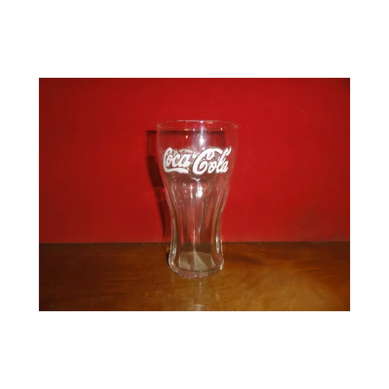 6 VERRES COCA-COLA  BLANC 