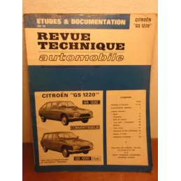 1 REVUE TECHNIQUE  CITROEN GS 1220