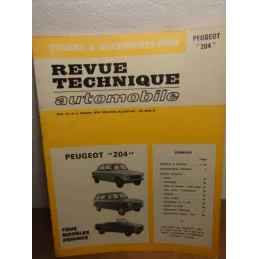 1 REVUE TECHNIQUE PEUGEOT 204