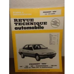 1 REVUE TECHNIQUE PEUGEOT 405 1.6 1.9 CARBU