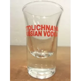 6 VERRES VODKA STOLICHNAYA  2CL