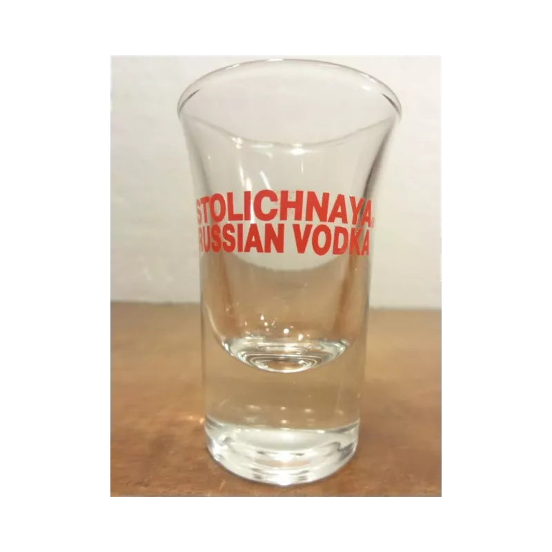 6 VERRES VODKA STOLICHNAYA  2CL