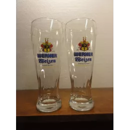 2 VERRES WERNER WEIZEN 50CL