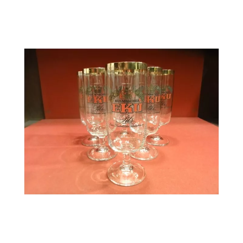 6 VERRES EKU KULMBACHER 20CL