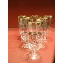 6 VERRES EKU KULMBACHER 20CL