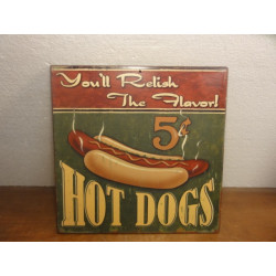 TOLE EMAILLEE HOT DOGS