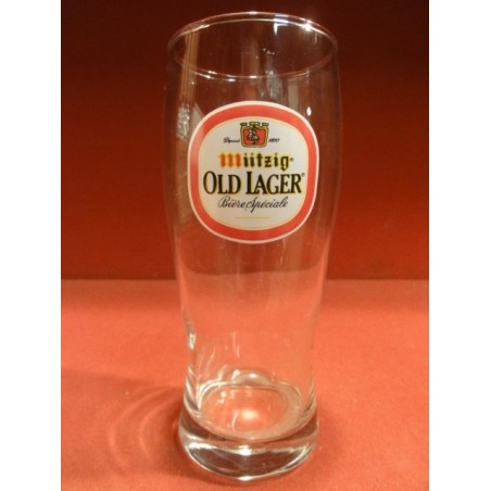 1 VERRE MUTZIG OLD LAGER 25CL