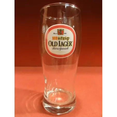 1 VERRE MUTZIG OLD LAGER 25CL