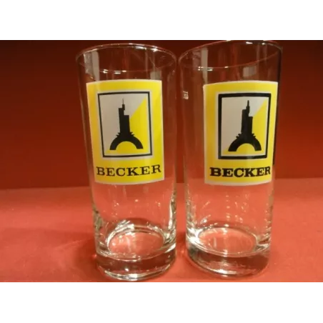 DEUX VERRES BECKER 25CL