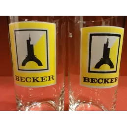 DEUX VERRES BECKER 25CL