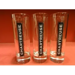 3 VERRES CHARTREUSE TUBO  22CL 