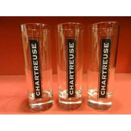 3 VERRES CHARTREUSE TUBO  22CL