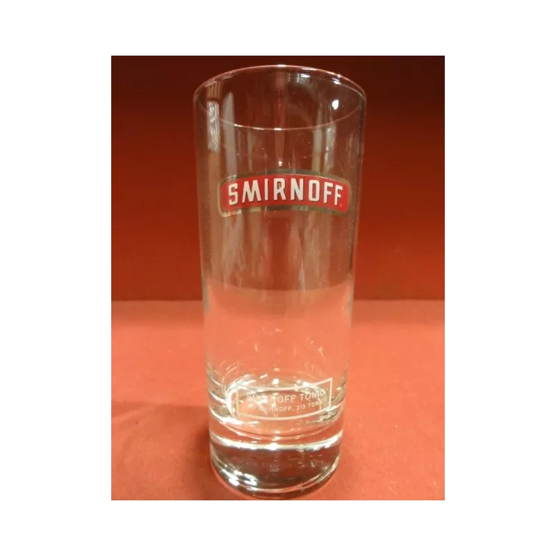 6 VERRES SMIRNOFF  HT. 13.10CM