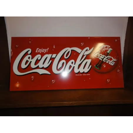 PLAQUE COCA-COLA  NON EMAILLE