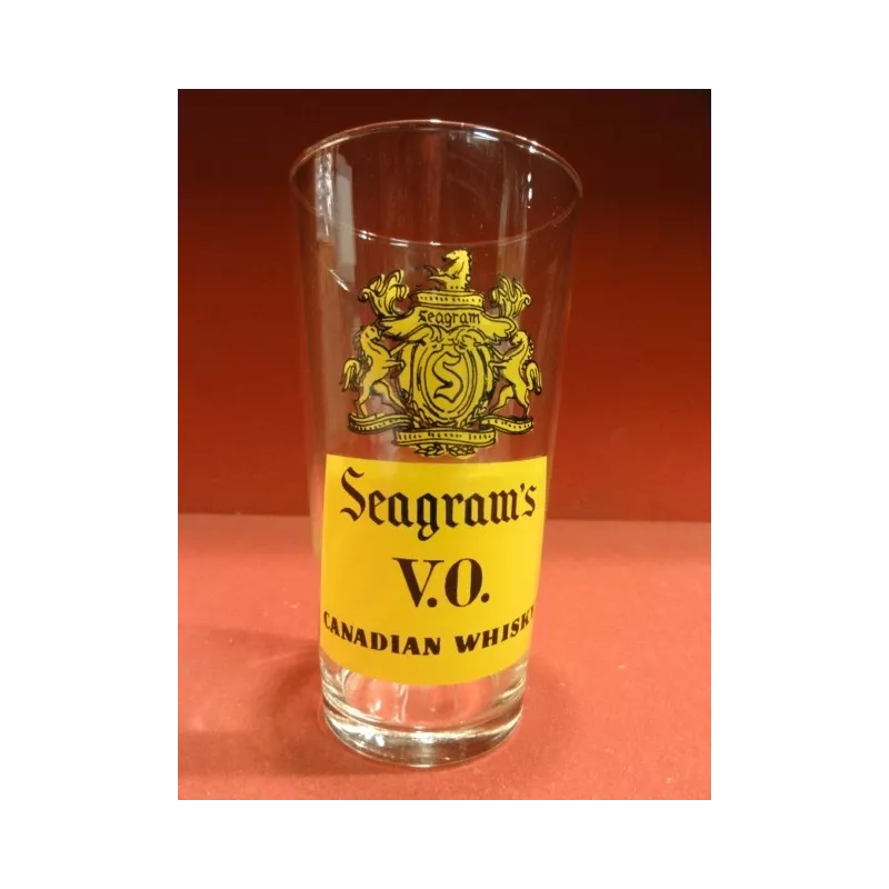 1 VERRE WHISKY SEAGRAM'S HT.12.50CM