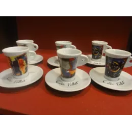 6 TASSES A CAFE FOLLIET 