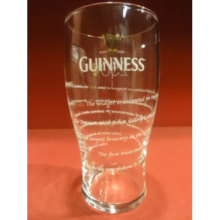 1 VERRE GUINNESS 50CL 250 ANS