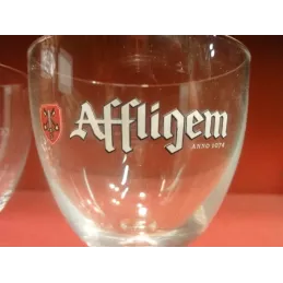 DEUX VERRES AFFLIGEM 15CL LOGO BLANC