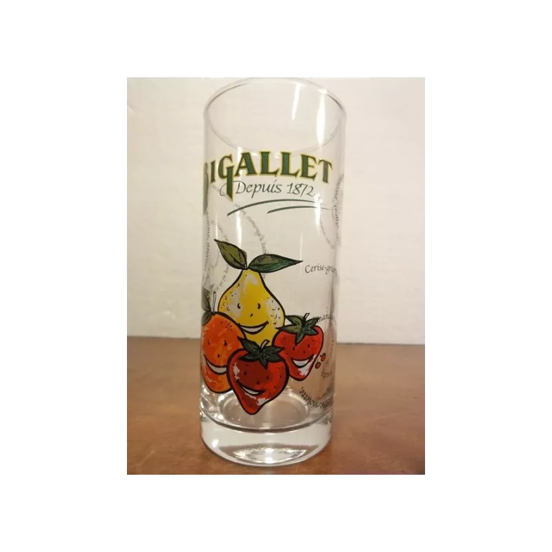 6 VERRES BIGALLET  NOUVEAU MODELE