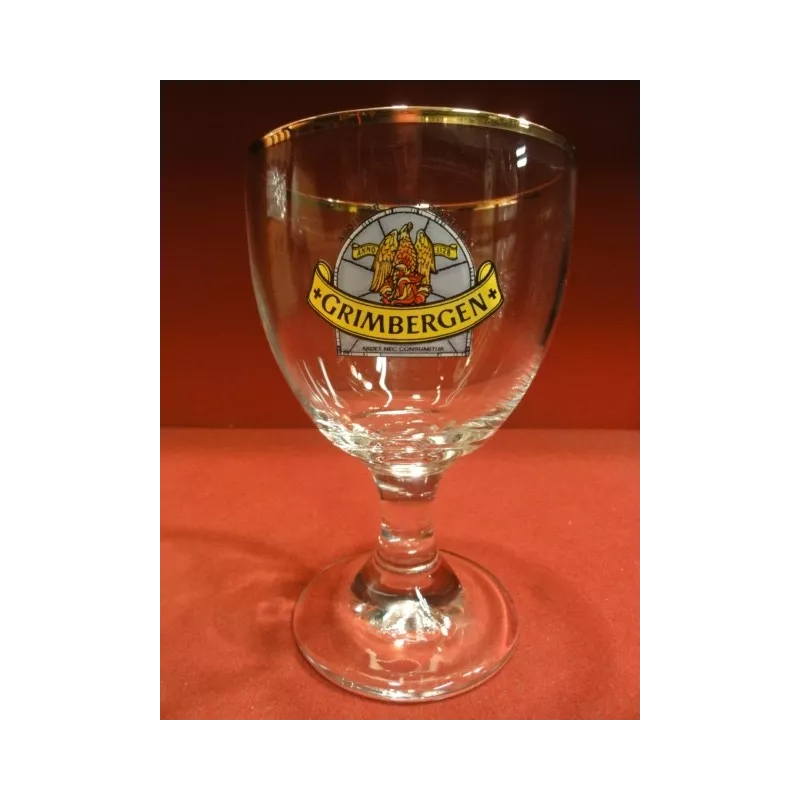 1 VERRE GRIMBERGEN 25CL LOGO BLEU