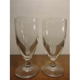 2 VERRES ABSINTHE  HT. 16CM