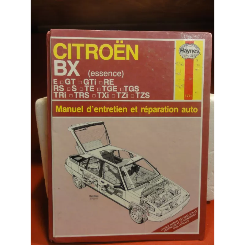 MANUEL D'ENTRETIEN CITROEN  BX  HAYNES