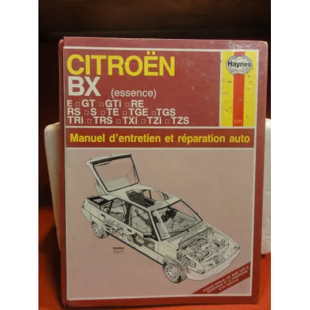 MANUEL D'ENTRETIEN CITROEN  BX  HAYNES