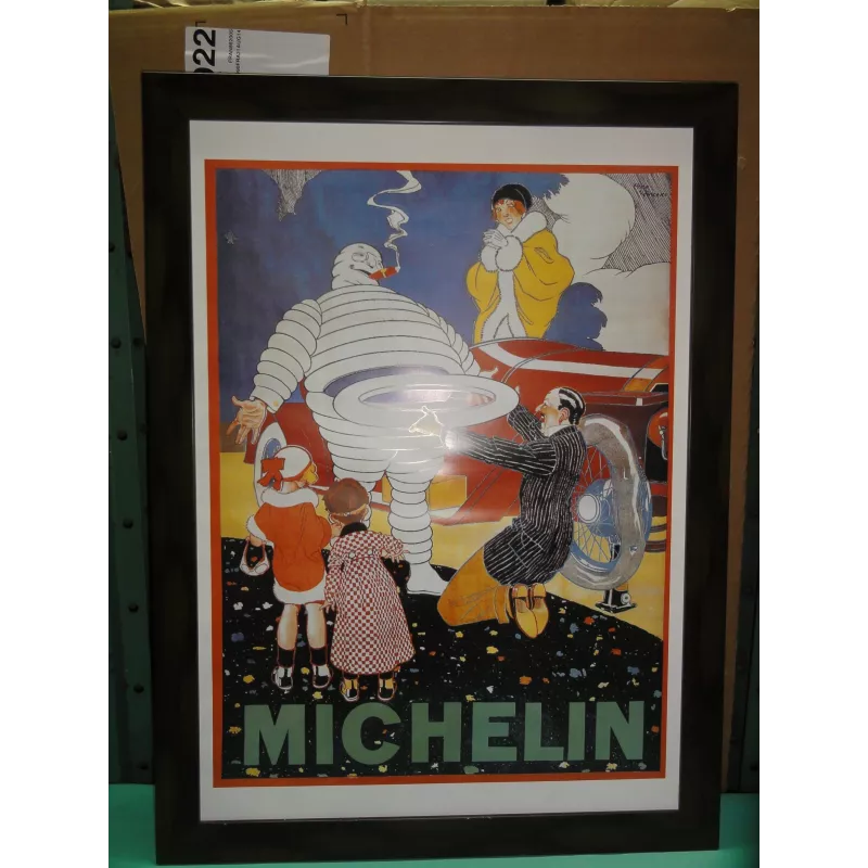 1 CADRE AVEC AFFICHE MICHELIN