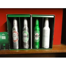 4 BOUTEILLES HEINEKEN  COLLECTO