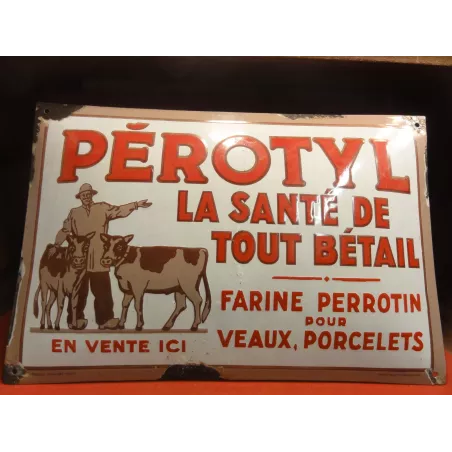 PLAQUE EMAILLE BOMBEE PEROTYL