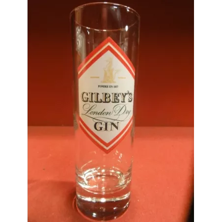 6 VERRES GIN GILBEY'S 22CL