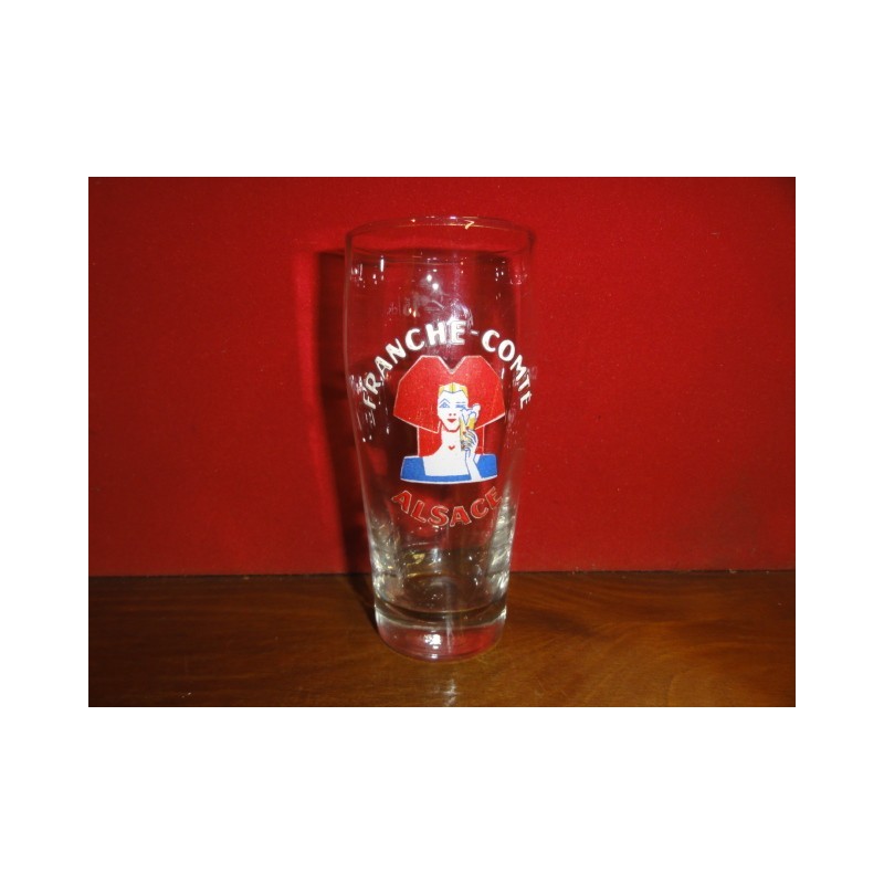 1 VERRE EMAILLE  FRANCHE COMTE