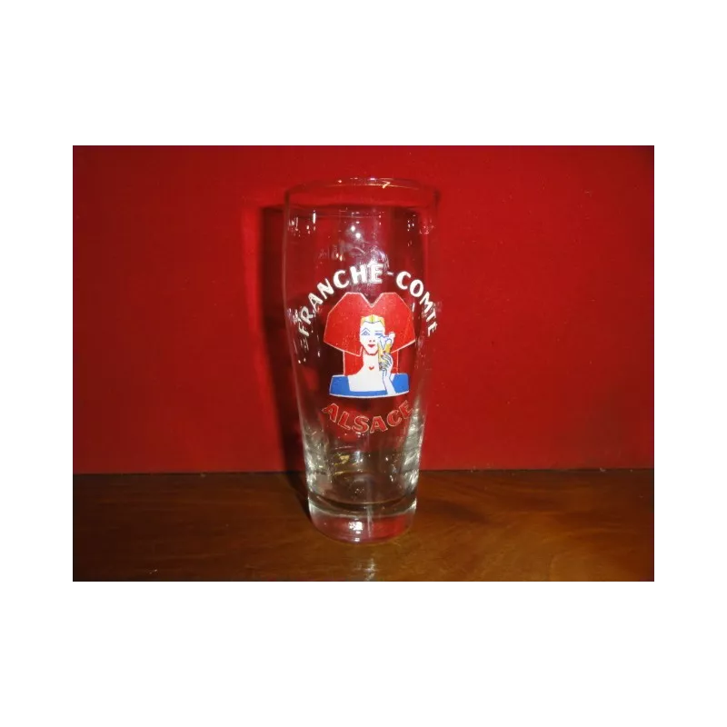 1 VERRE EMAILLE  FRANCHE COMTE