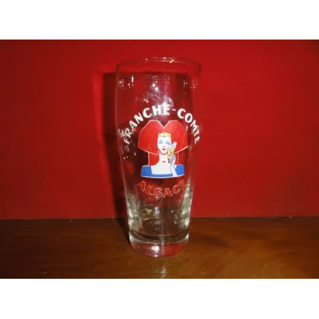 1 VERRE EMAILLE  FRANCHE COMTE