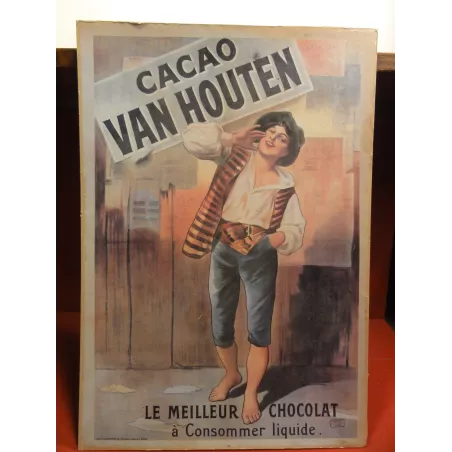 CARTON  CACAO VAN HOUTEN 