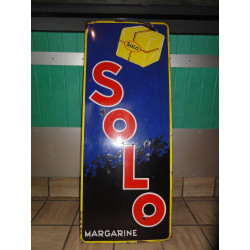 PLAQUE EMAILLEE MARGARINE SOLO 