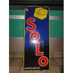 PLAQUE EMAILLEE MARGARINE SOLO 