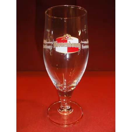 6 VERRES KRONENBOURG 25CL EMBOSSE