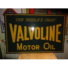 PLAQUE VALVOLINE MOTOR OIL 